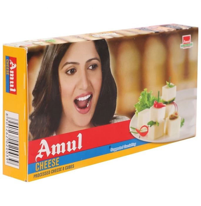 AMUL CHEESE 8CUBES 200G