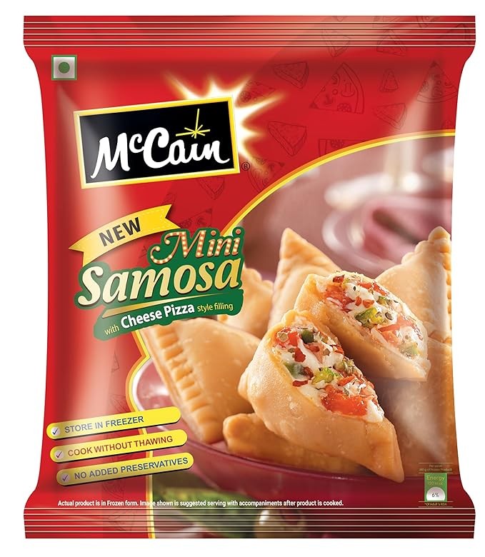 Mccain Cheese Pizza Samosa, 240 g