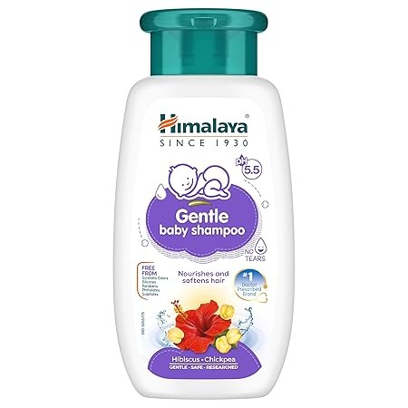 Himalaya Gentle Baby Shampoo| Tear-free formula|with hibiscus, chickpea,