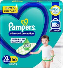 Pampers Diapers Pants - XL, 10 pcs