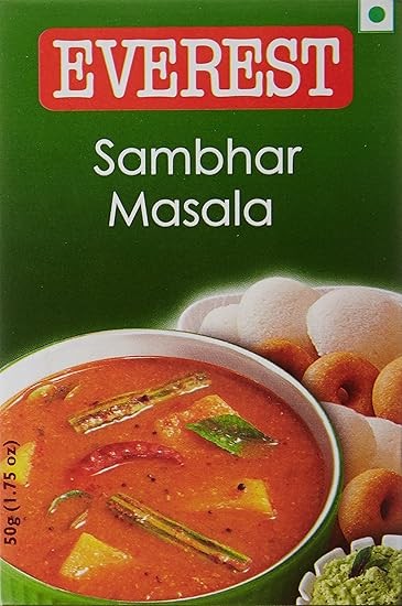 Everest Masala, Sambhar, 50g Carton