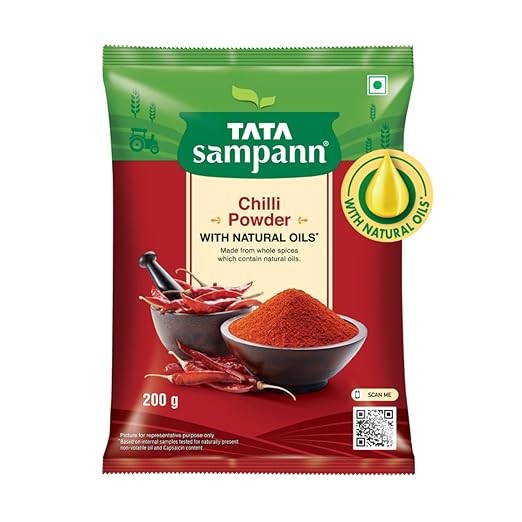 Tata Sampann Chilli Powder with Natural Oils, 200g