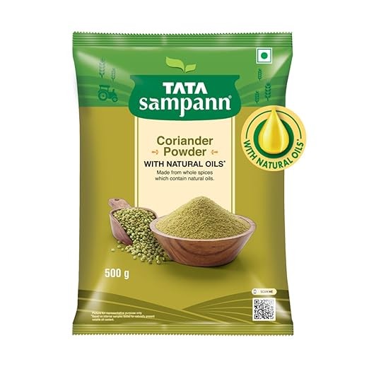 Tata Sampann Coriander Powder With Natural Oils, 500g, Dhania Powder