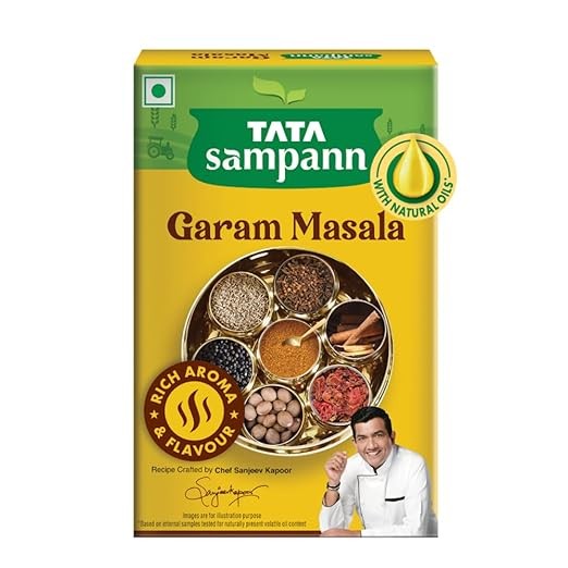 Tata Sampann Garam Masala Powder with Natural Oils, 100g,