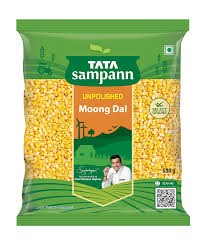 Tata Sampann Moong Dal/Hesaru Bele, 500 g Pouch