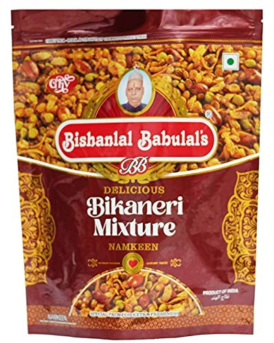 BISHANLAL BABULAL'S Bikaneri Mixture asli Bikaneri Swad 400gm (Pack of 1)