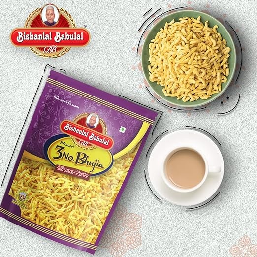 Bishanlal Babulal | Bikaneri 3No. Bhujia Bikaneri Taste |500gm