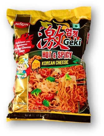 Unique Nissin Hot & Spicy Korean Cheese 80g Unique