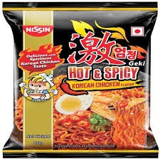 Nissin Hot & Spicy Korean Chicken Flavour Pouch