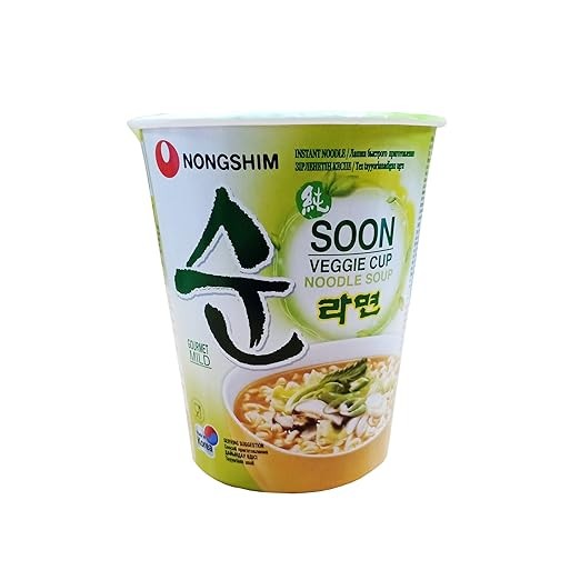 Nongshim Nong Shim Veggie Cup Noodles, Vegetarian, 67 Gm