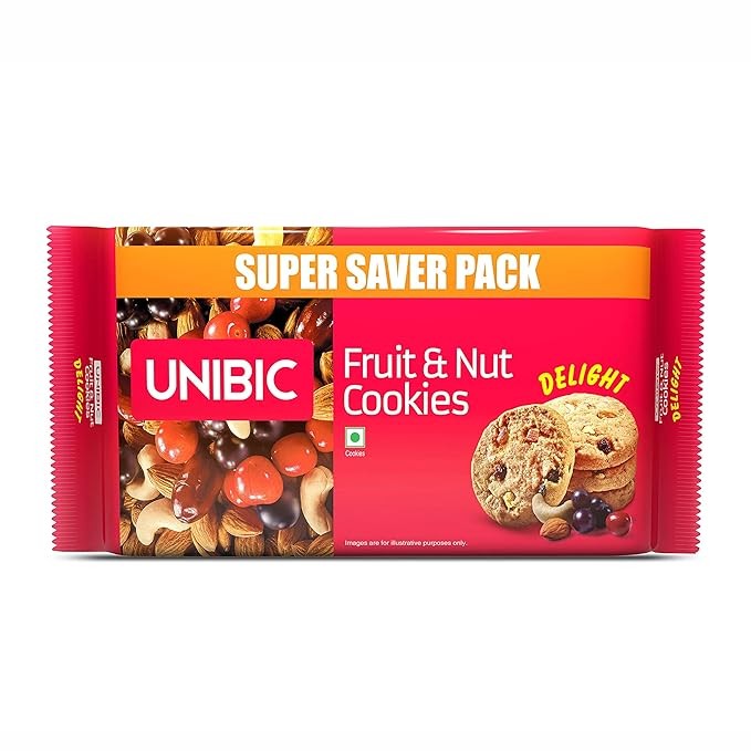 UNBIC FRUIT NUT COOKIES 500G