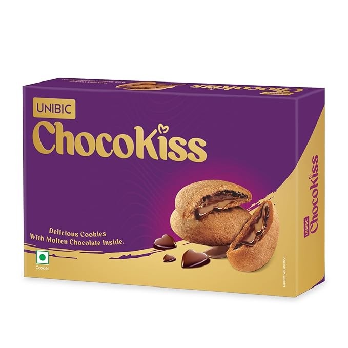 UNIBIC CHOCO KISS COOKIES 250GM