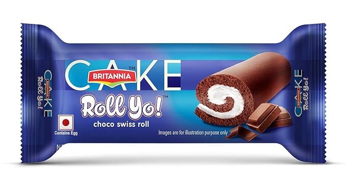 Britannia Cake Swiss Roll Yo Triple Choc