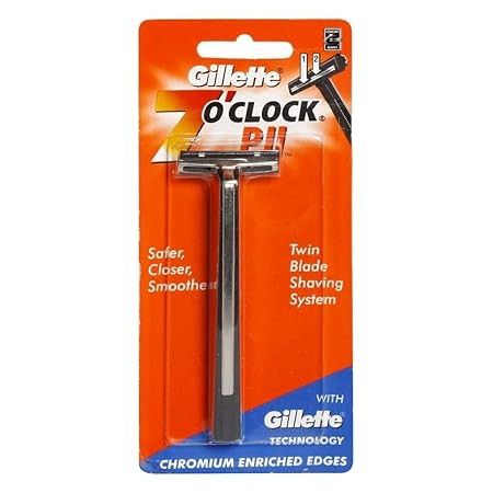 Gillette 7 O Clock PII Twin Blade Shaving Safer