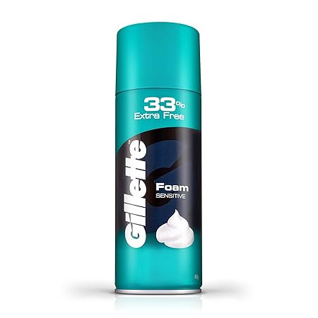 Gillette Classic Sensitive Skin Pre Shave Foam - 418 g (33% extra)