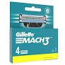 Gillette Mach3 Shaving Cartridge 4 pcs