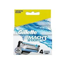 Gillette Mach3 - Start Mens Razor Blades, Cartridge, 4 pcs