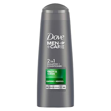 Dove Men+Care Fresh & Clean 2in1 Shampoo+Conditioner, 180 ml